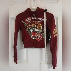 Brand New Ed Hardy zippered hoodie